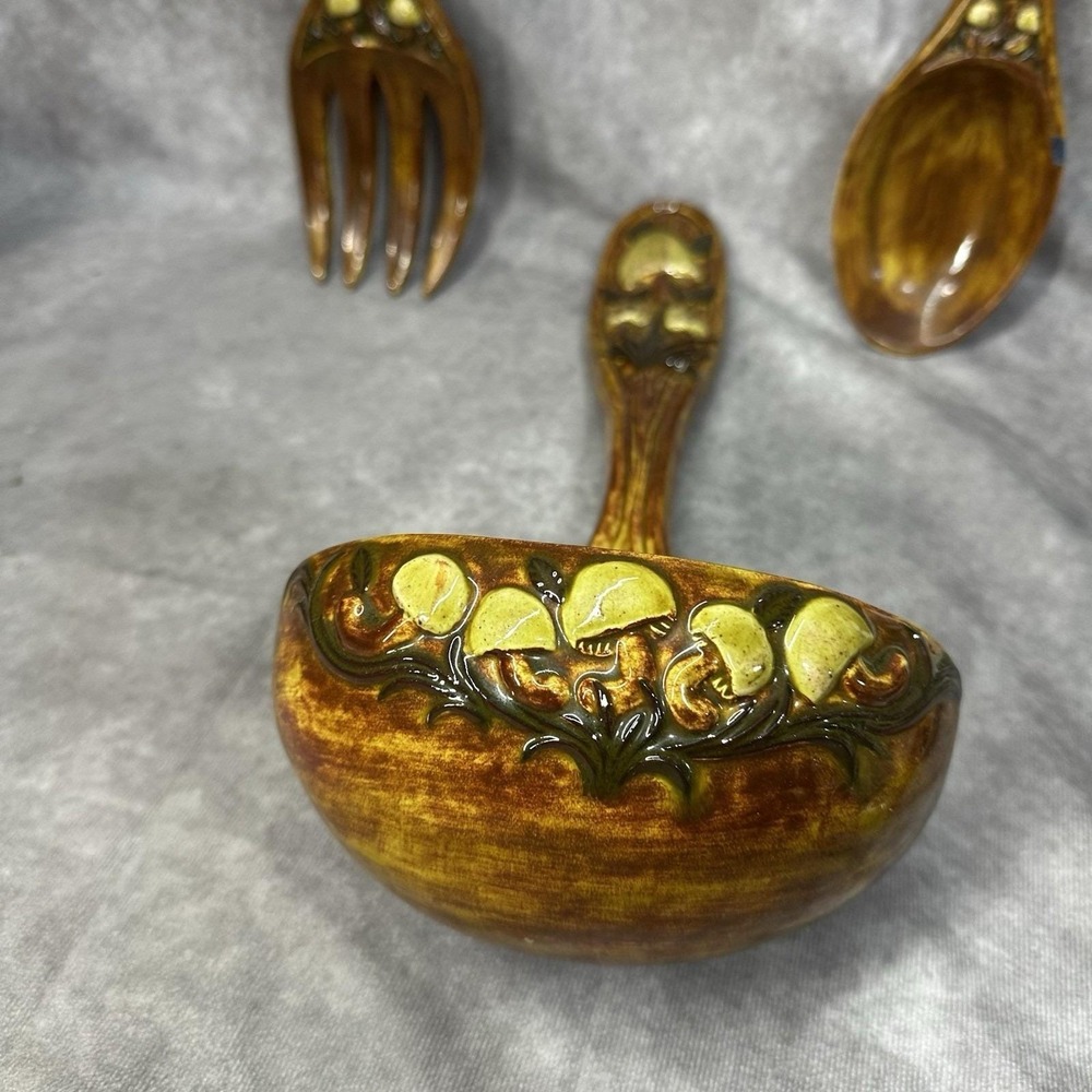 Mushroom Ladle Spoon Girl Wall Decor 1979 Pennys‎ - Picture 8 of 11